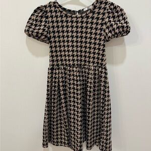 Tahari Girls Houndstooth Dress - 10